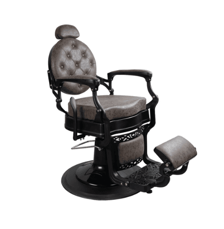 DUBAI Black Matte Frame Brown Barberchair DITA